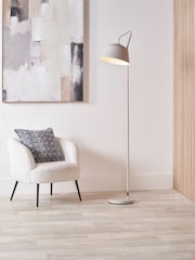 Pacific Grey Amalie Metal Retro Task Floor Lamp - Image 1 of 6