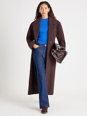 River Island Blue Long Sleeve Fitted Knit Top - Image 4 of 4