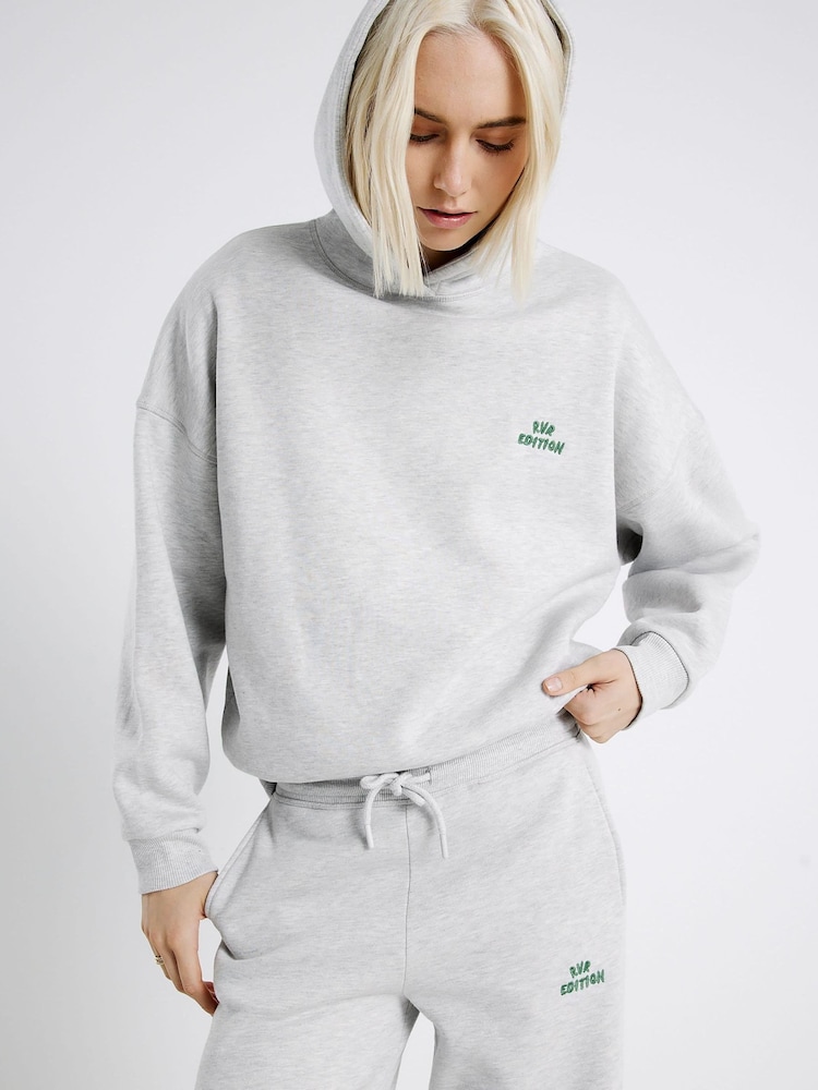 River Island Grey Edition Hoodie - Image 1 of 4