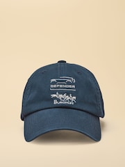 Joules Official Burghley Navy Embroidered Cap - Image 1 of 4