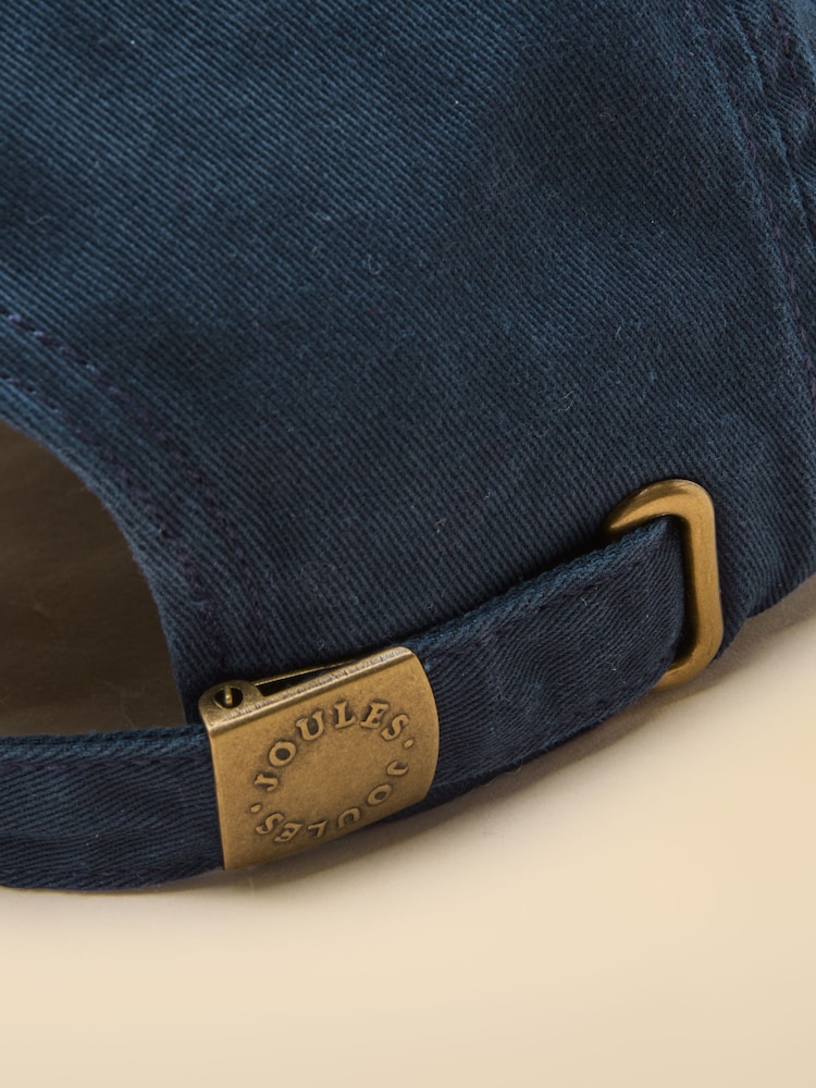 Joules Official Burghley Navy Embroidered Cap - Image 4 of 4 Joules Official Burghley Navy Embroidered Cap - Image 4 of 4
