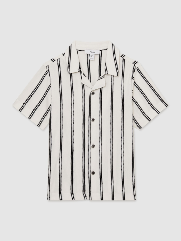 Reiss White/Navy Emory Shirt - Image 1 of 3
