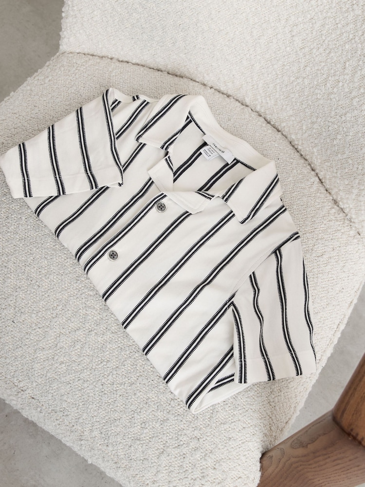 Reiss White/Navy Emory Shirt - Image 2 of 3