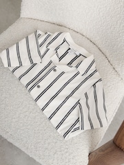 Reiss Emory Stripe Knitted Cuban-Collar Shirt - Bilde 1 av 3