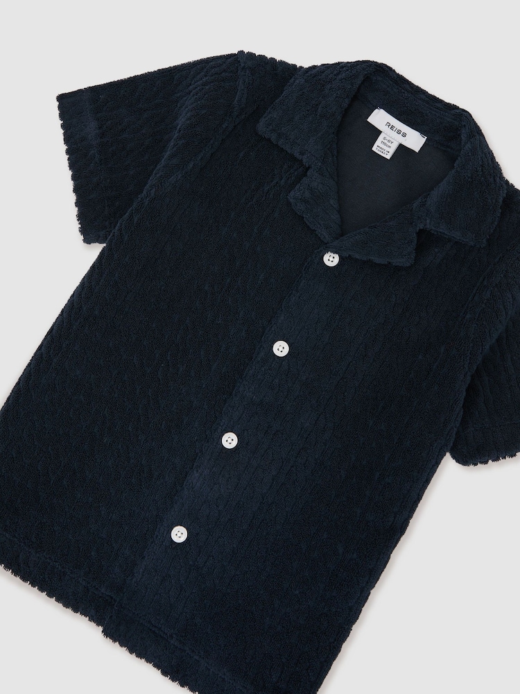 Reiss Navy Shore Shirt - Image 3 of 3 Reiss Navy Shore Shirt - Image 3 of 3