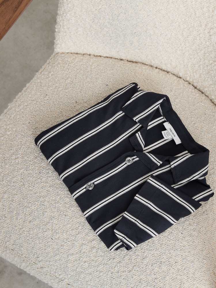 Reiss Navy/White Emory Shirts - Image 3 of 3