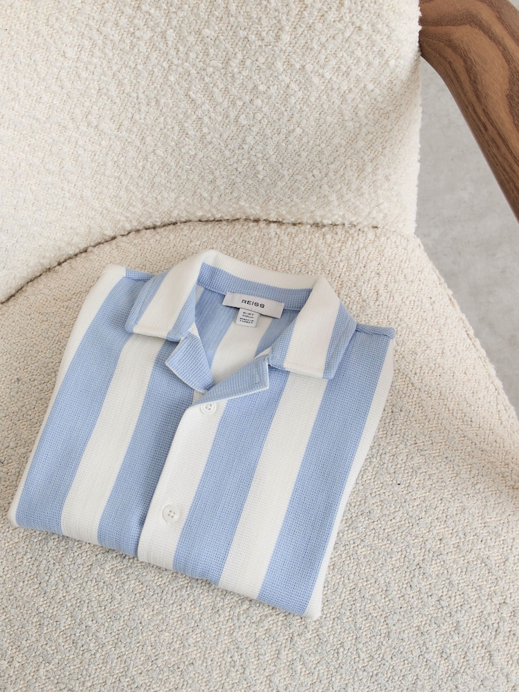 Reiss Pale Blue/White Dexter Shirts - Image 3 of 3