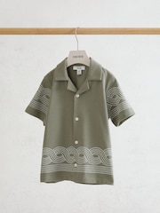 Reiss Sage Green/White Arden Shirts - Image 2 of 3