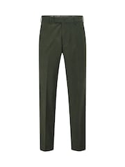 Skopes Green Dorsey Suit Tailored Fit Corduroy Trousers - Image 3 of 4