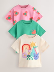 Rainbow T-Shirts 3 Pack (3mths-7yrs) - Image 1 of 8