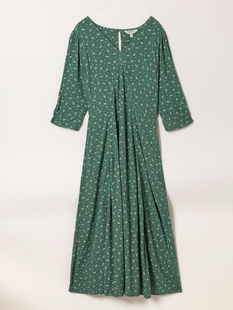 FatFace Anya Green Paisley Mini Dress - Image 5 of 5 FatFace Anya Green Paisley Mini Dress - Image 5 of 5