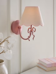 Pink Bow Rechargeable Wall Light - Image 1 of 8