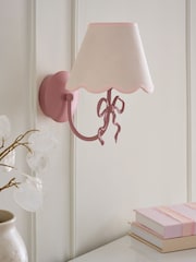Pink Bow Rechargeable Wall Light - Image 2 of 8