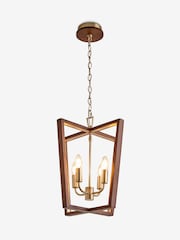 Brass Archer 6 Pendant Ceiling Light - Image 4 of 5
