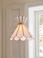 White Elise Easy Fit Ceiling Light Shade - Image 1 of 5