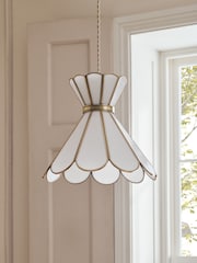White Elise Easy Fit Ceiling Light Shade - Image 2 of 5