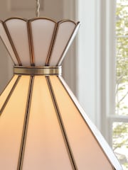 White Elise Easy Fit Ceiling Light Shade - Image 3 of 5