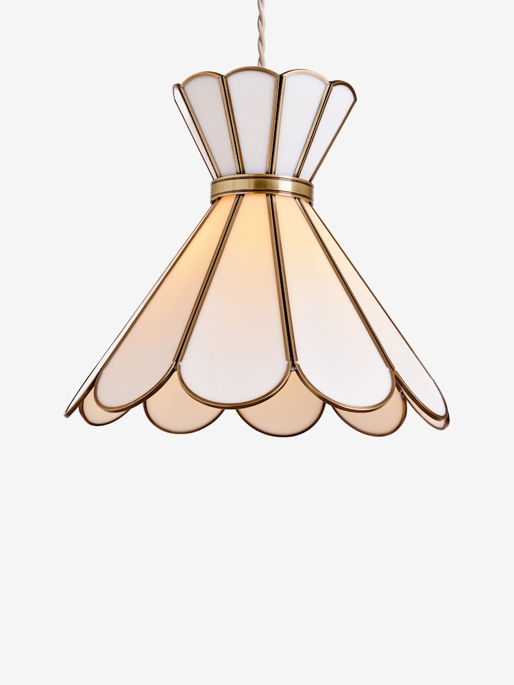 White Elise Easy Fit Ceiling Light Shade - Image 5 of 5 White Elise Easy Fit Ceiling Light Shade - Image 5 of 5
