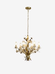 Brass Versailles 6 Light Chandelier - Image 7 of 7