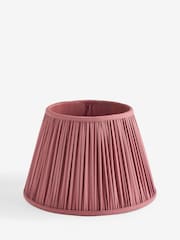 Burgundy Red Plain Pleat Pleated Lamp Shade - Image 1 of 3