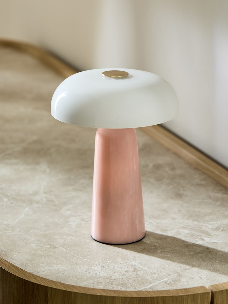Pink Amelie Rechargeable Wireless Table Lamp - Image 2 of 7 Pink Amelie Rechargeable Wireless Table Lamp - Image 2 of 7