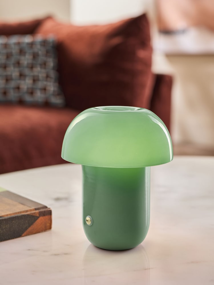 Sage Green Vesta Rechargeable Wireless Table Lamp - Image 1 of 6