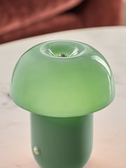 Sage Green Vesta Rechargeable Wireless Table Lamp - Image 3 of 6