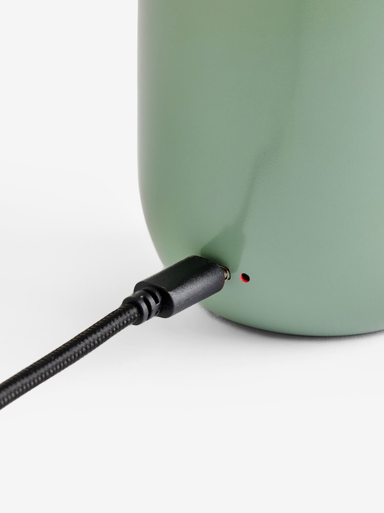 Sage Green Vesta Rechargeable Wireless Table Lamp - Image 6 of 6