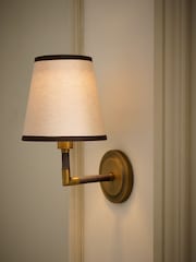 Brass Bentham Rechargeable Wireless Wall Light - Image 1 of 6