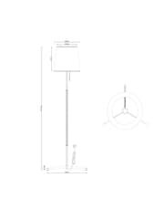 Brown Bentham Floor Lamp - Image 4 of 5