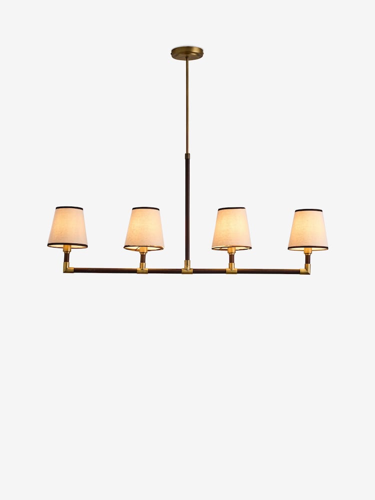 Brass Brass Bentham 4 Light Pendant - Image 5 of 5 Brass Brass Bentham 4 Light Pendant - Image 5 of 5