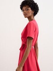 Phase Eight Pink Julissa Wrap Dress - Image 5 of 6