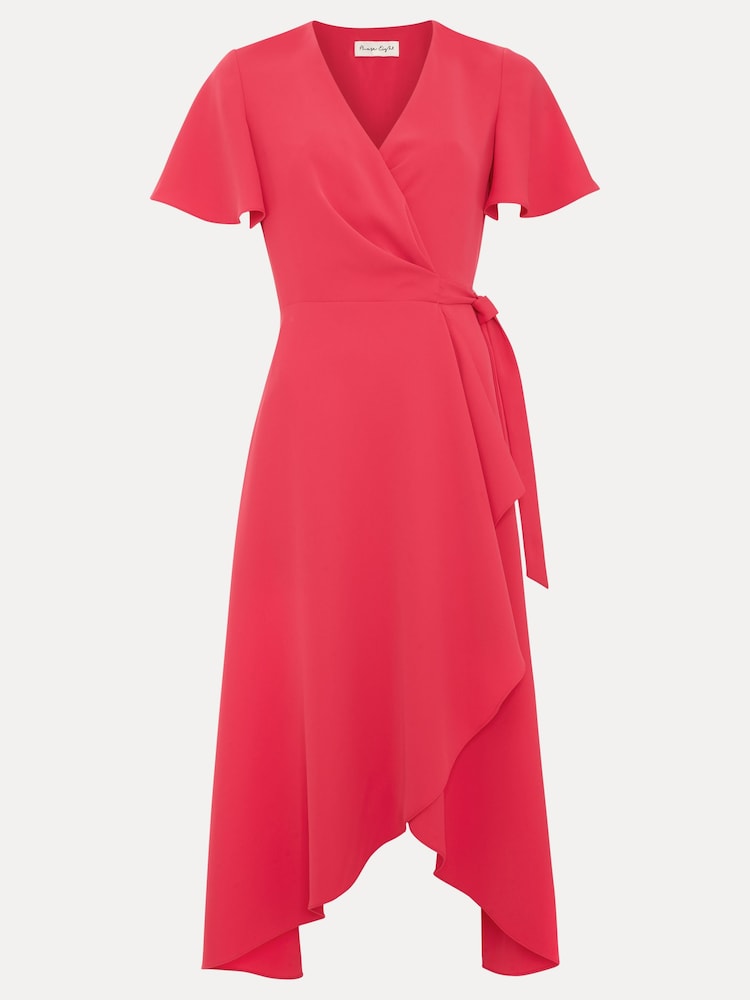 Phase Eight Pink Julissa Wrap Dress - Image 6 of 6