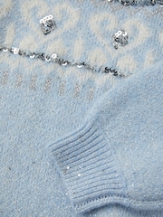 Monsoon Glitzer Herz Pullover - Bild 4 von 4