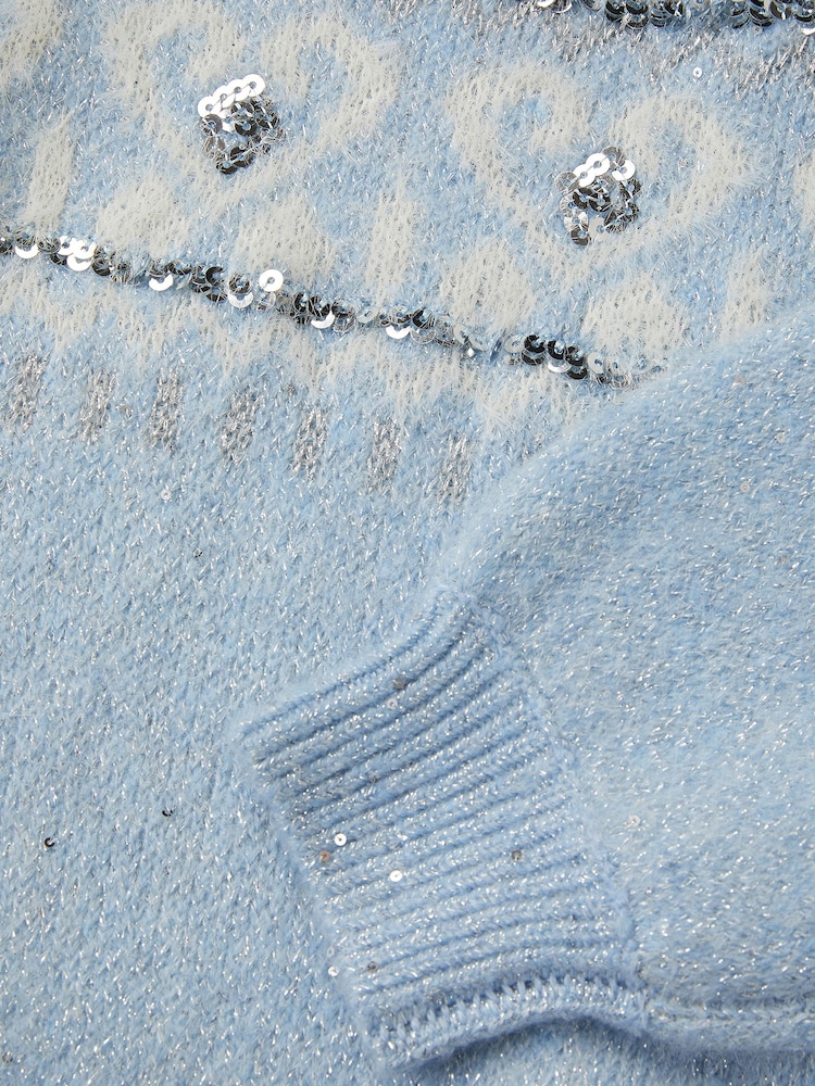 Monsoon Glitzer Herz Pullover - Bild 4 von 4