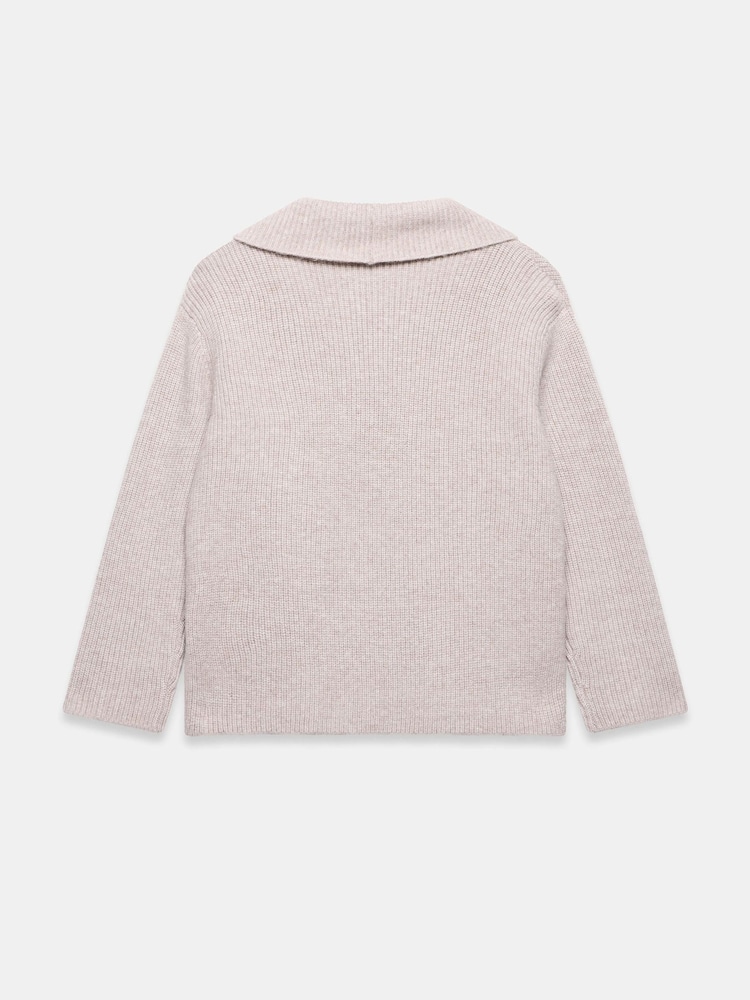 Mint Velvet Natural Asymmetric Knit Cardigan - Image 9 of 9 Mint Velvet Natural Asymmetric Knit Cardigan - Image 9 of 9