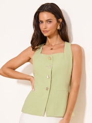 Lipsy Square Neck Waistcoat - 圖片 2/4