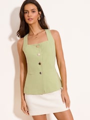 Lipsy Square Neck Waistcoat - 圖片 3/4