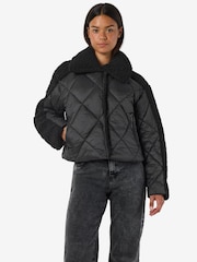 NOISY MAY Black Short Puffer Jacket - Image 3 of 4
