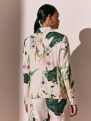 Estampado floral - Kew Gardens Single Breasted Blazer with Linen - Imagen 5 de 9