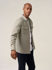 Gris - Skopes Casual Stretch Twill Overshirt - Imagen 4 de 6