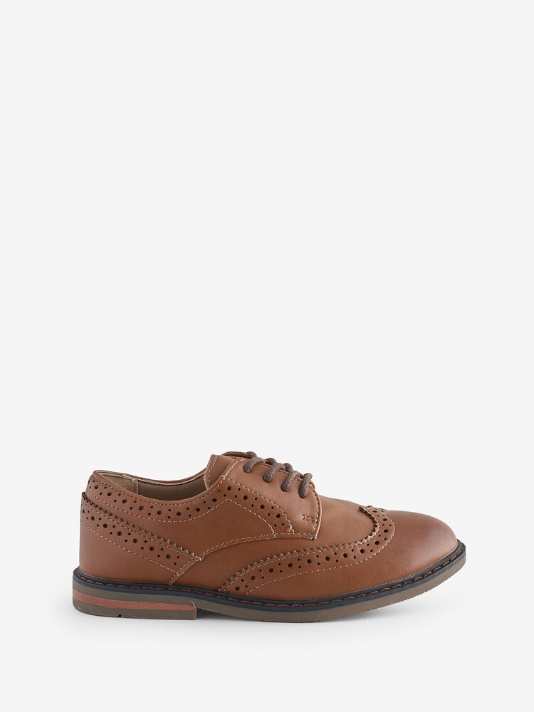 River Island Brown Brogue Shoes - Image 1 of 1