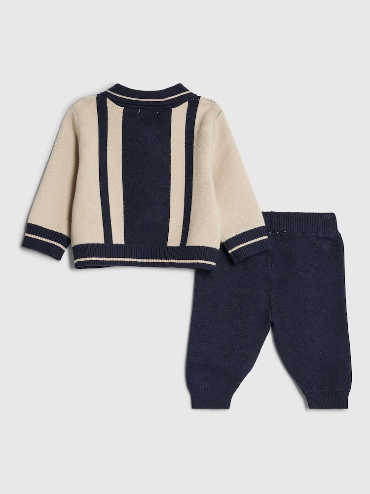 River Island Colour Blocked Zip Through Knitted Set - صورة 2 من 5 River Island Colour Blocked Zip Through Knitted Set - صورة 2 من 5