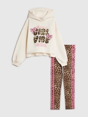 River Island Hoodie & Leopard Print Leggings Set - Slika 1 iz 3