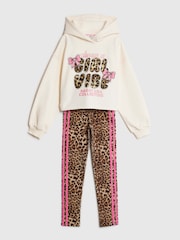 River Island Hoodie & Leopard Print Leggings Set - Slika 2 iz 3