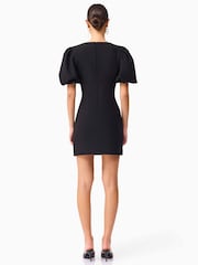 Elliatt Black Euphoria  Puff Sleeve Mini Dress - Image 4 of 5