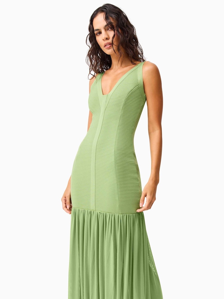 Buy Elliatt Green Seraphina V-Neck Bandage Maxi Dress from Next USA