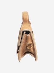 Sign of the Times Jacquemus  Bambino Mini Flap Brown Bag - Image 3 of 8