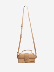 Sign of the Times Jacquemus  Bambino Mini Flap Brown Bag - Image 5 of 8