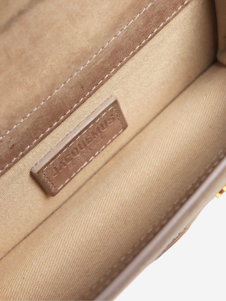 Sign of the Times Jacquemus  Bambino Mini Flap Brown Bag - Image 8 of 8